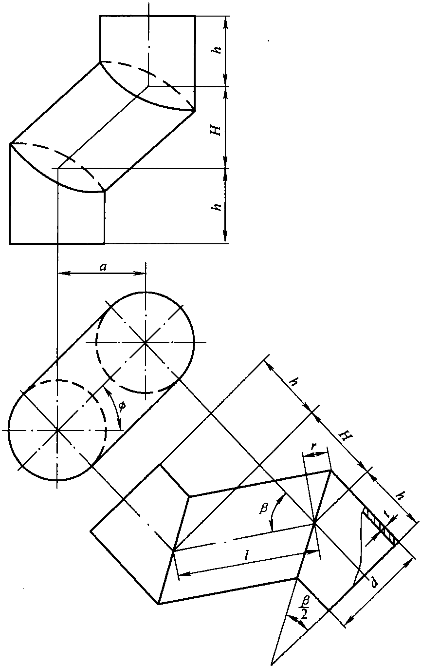 三、后傾蛇形管展開(kāi)計(jì)算